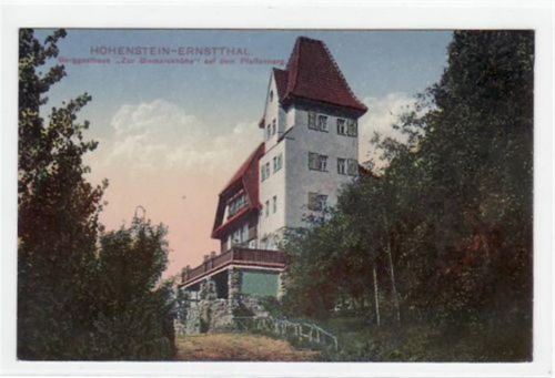 Hohenstein - Ernstthal mit Berggasthaus " Zur Bismarckhöhe " a.d. Pfaffenberg ungelaufen Gute Erhaltung.