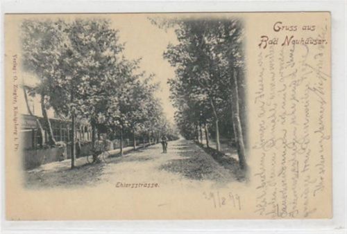 Gruss aus Bad Neuhäuser / Kreis Fischhausen - Primorsk. Ehlersstrasse gelaufen 1899. Gute Erhaltung.
