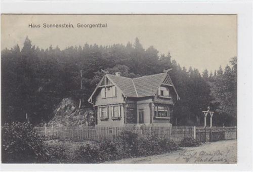 Haus Sonnenstein in Georgenthal gelaufen 1914. Gute Erhaltung.