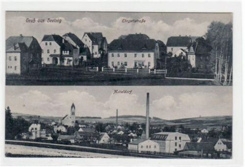 Bretnig Bretnig mit Ehrgottstraße und Mitteldorf ungelaufen Gute Erhaltung.