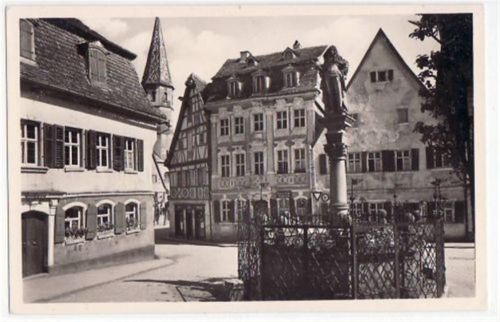 Bad Windsheim mit Schöner Brunnen ungelaufen Gute Erhaltung.