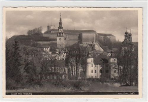 Glatz Glatz / Klodzko. ein Teil der Stadt Festung ungelaufen Gute Erhaltung.