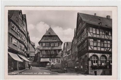 Wetzlar Wetzlar. Eisenmarkt alten Münze ungelaufen Gute Erhaltung.