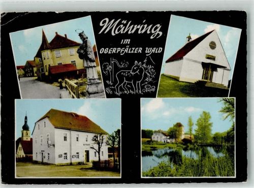 Mähring Rathaus St. Katharina Kirche St. Nikolauskirche Fotograf Harold Tschernich