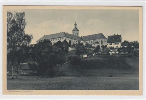 Hohenwart mit Taubstummenanstalt gelaufen, mit Marke und Stempel von 1941. Gute Erhaltung.