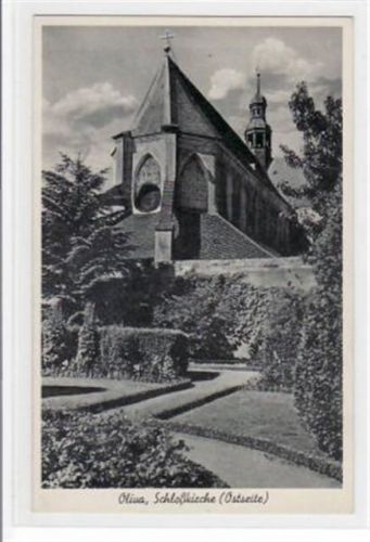 Oliva / Oliwa mit Schloßkirche, Ostseite ungelaufen Gute Erhaltung.
