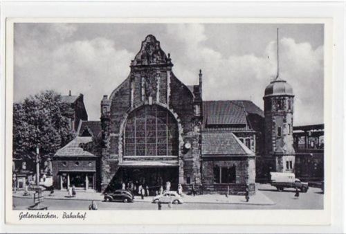 Gelsenkirchen mit Bahnhof ungelaufen Top Erhaltung.