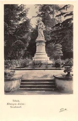 Tilsit Königin-Luise-Denkmal in Tilsit / Sowetsk ungelaufen Top Erhaltung.