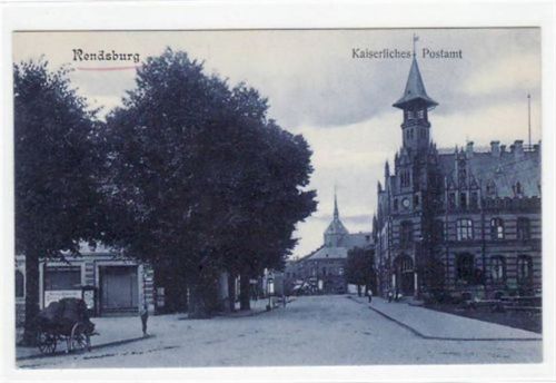 Rendsburg Rendsburg, Kaiserliches Postamt ungelaufen Gute Erhaltung.