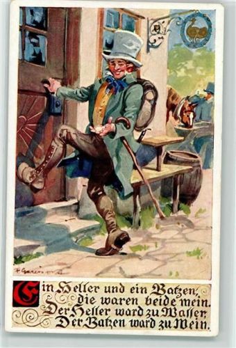 Gasthaus Wein Wanderbursche Bund der Deutschen in Niederösterreich Nr. 178 AK