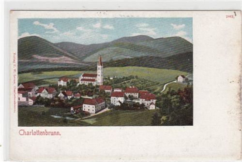 Bad Charlottenbrunn Charlottenbrunn / Jedlina-Zdrój - Kreis Waldenburg / Walbrzych ungelaufen Oxydationsspuren, sonst gut erhalten