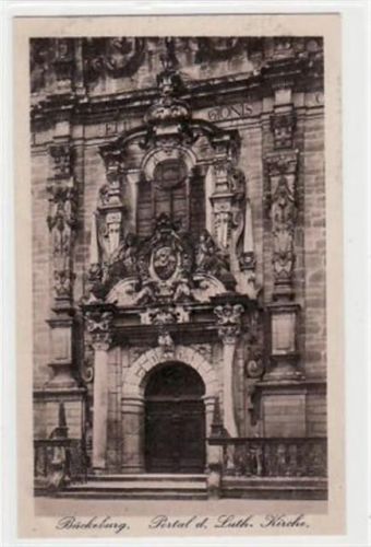 Bückeburg Bückeburg mit Portal der luth. Kirche ungelaufen Ecken mit Albumabdrücken, sonst gut erhalten