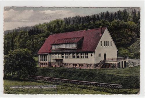 Hasselborn, Kreis Wetzlar. Jugendheim gelaufen, 1958. leichte Abschürfungen, leicht bügig, leicht fleckig, sonst gut erhalten