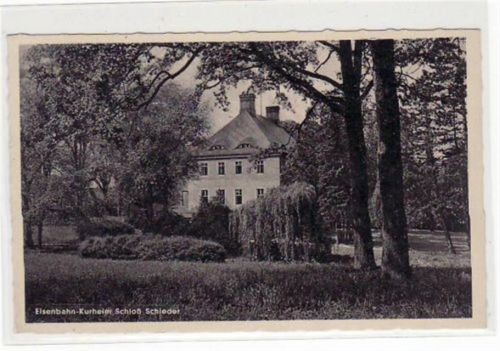 Bad Pyrmont - Schloß Schieder. Eisenbahn - Kurheim ungelaufen Gute Erhaltung.
