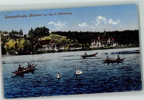 Hamr na Jezere Sommerfrische Ruderboot Schwan Wartenberg