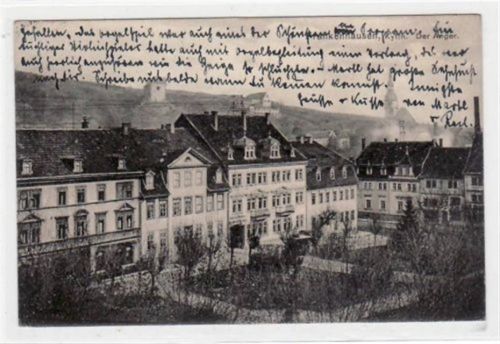 Bad Frankenhausen Bad Frankenhausen mit Anger gelaufen von 1921 kleiner Knick oben links und rechts, sonst gut erhalten.