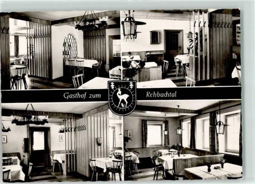 95352 W8651 Großrehmühle - Gasthaus zum Rehbachtal Gaststube