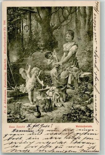 1900 Amor Waldschmide Verlag Ackermann Nr. 766 AK