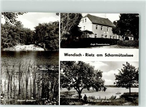 Wendisch Rietz Glubigsee Badeufer Cafe Fremdenheim