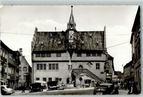 Ochsenfurt Marktszene Rathaus