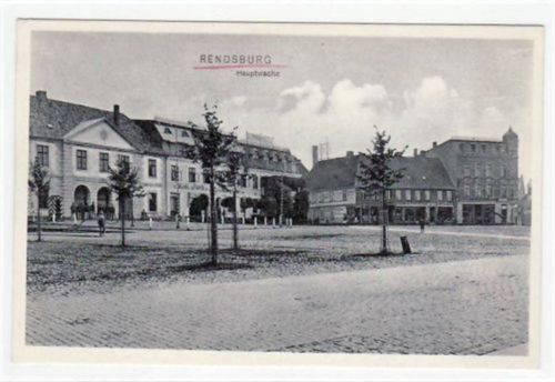 Rendsburg Rendsburg mit Hauptwache ungelaufen Top Erhaltung.