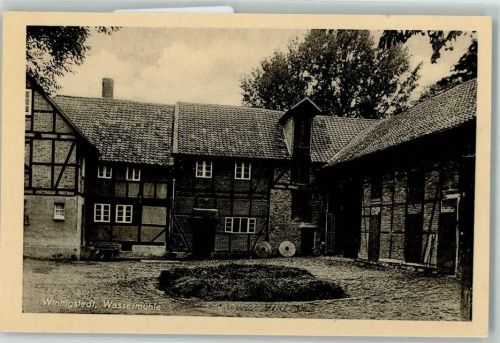 38170 W3307 Winnigstedt - Wassermühle Hof Misthaufen