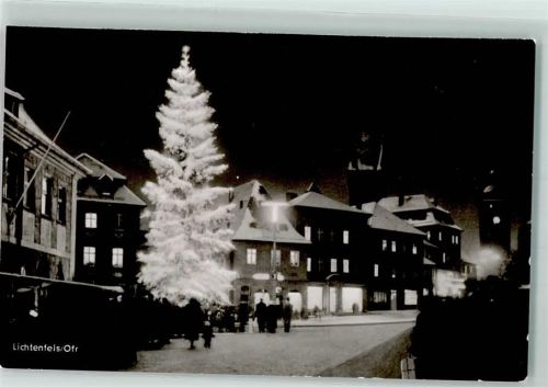 Lichtenfels Beleuchteter Weihnachtsbaum