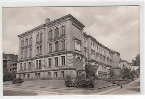 Reichenbach Reichenbach im Vogtland. Friedensschule. ungelaufen Nachkriegskarte. Gute Erhaltung.
