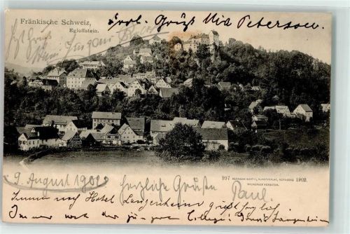 Egloffstein 1902 Burg Egolffstein