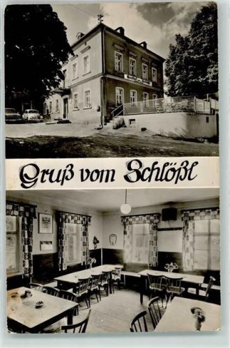 95701 W8591 Groschlattengrün Gebrauchsspuren Gasthaus zum Schlössl VW Käfer