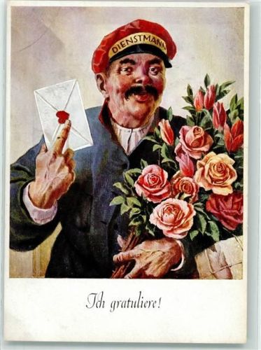 Beruf Dienstmann Brief Rosen Verlag Lengauer Nr. 2135