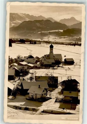 87527 W8972 Altstädten , Allgäu - Winter bei Sonthofen