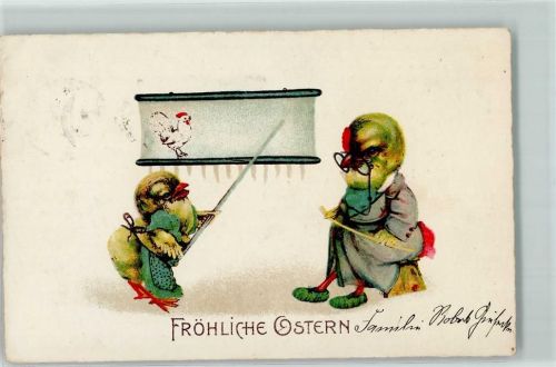 vermenschlicht Lehrer und Schüler Ostern