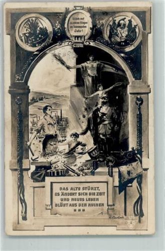 1914 Das Alte stürzt, es ändert sich die Zeit und neues Leben brüht aus den Ruinen