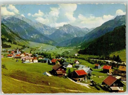 87541 W8973 Hinterstein - Kugelhorn Älpelekopf Schänzlespitze Schänzlekopf