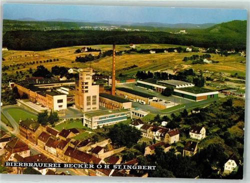 St. Ingbert Fliegeraufnahme Brauerei Becker Bier