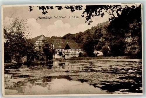 07570 O6518 Weida , Thür - Bahnpost Werau Mehltheuer Zug 2246 12.7.1932 Aumühle