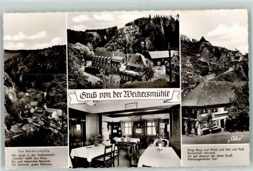 Weihersmühle Gasthaus Forelle Gastraum Gedicht Die Weihersmühle