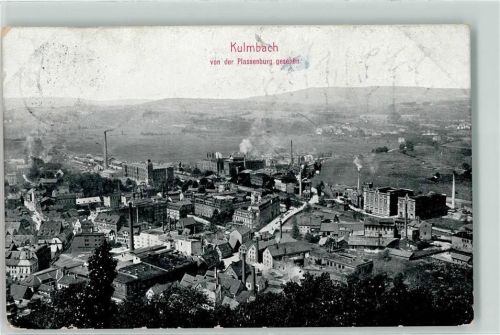 95326 W8650 Kulmbach 1902 - von der Plassenburg gesehen