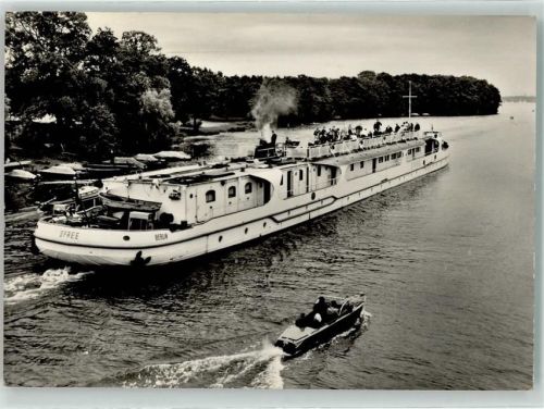 Treptow Weiße Flotte Touristenkabinenschiff MS Spree Motorboot