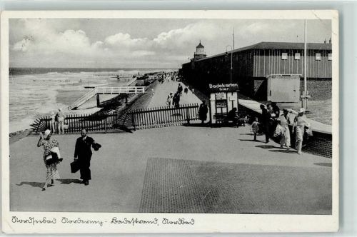 Norderney Strandpromenade Kiosk Badekartenverkauf Priester
