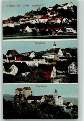 91349 W8551 Egloffstein Foto AK Städte Hiltpoltstein Gräfenberg