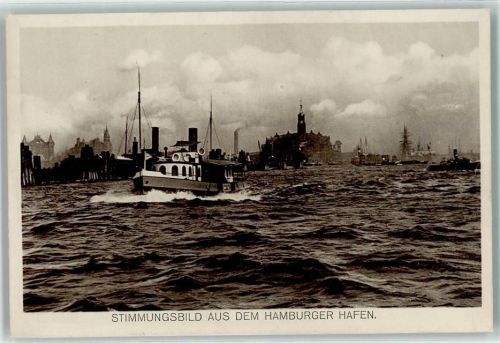 Hamburg Schiffe Dampfer Hafen