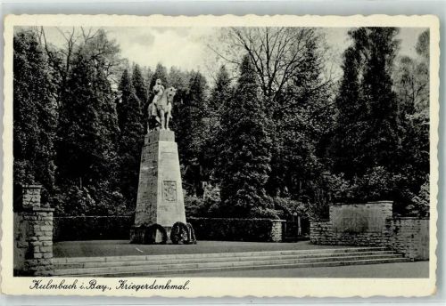 95326 W8650 Kulmbach - Kriegerdenkmal