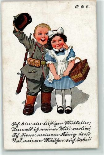 1917 Soldat Mädchen Gedicht