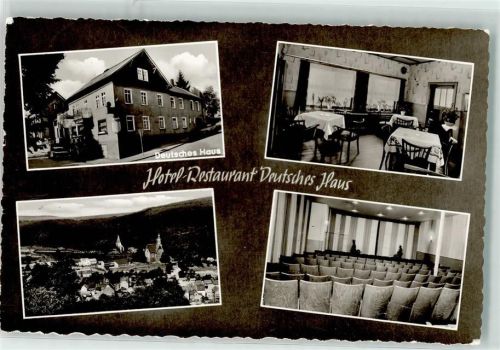 65326 W6209 Michelbach , Untertaunuskr - Hotel-Pension Deutsches Haus Saal Gastraum