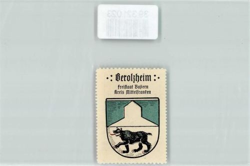 Berolzheim Wappen Kaffee Hag ca. 1920-1940 Bär