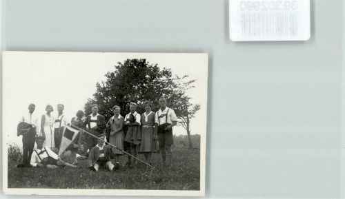 Simbach Tracht Flagge Privatfoto Privatfoto keine AK