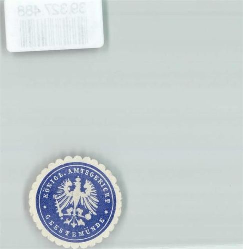 Geestemünde Königl. Amtsgericht Geestemünde