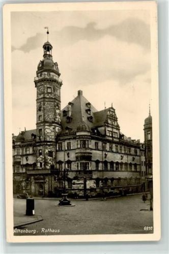 Altenburg Rathaus Mülleimer